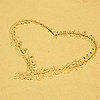 CC09 Heart in Sand