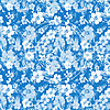 I11 Blue Hibiscus Splatter 8x8 Paper