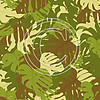M04 Monstera Military Camouflage 8x8 Paper