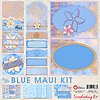 8x8 Blue Maui Scrapbook Kit