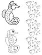 Seahorses and Bubbles