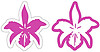 Orchid Taffy Laser Cut