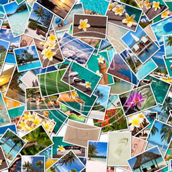 AA07 Hawaii Photo Collage 8x8 Paper