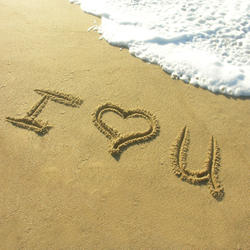 CC07 I Love You in Sand 8x8 Paper