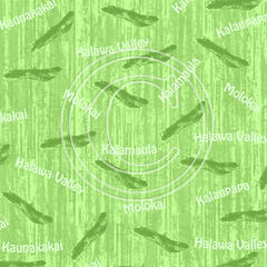 HH07 Molokai Green Words 8x8 Paper