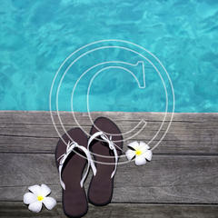 T12 Poolside Slippers 8x8 Paper