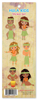 Hula Kids Sticker Set