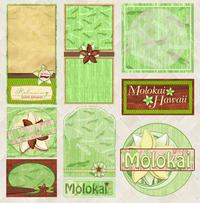 12x12 Molokai Scrapbooking Kit