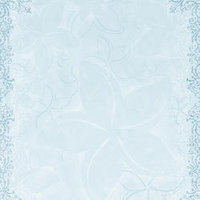 DD02 Blue Retro Plumeria 8x8 Paper