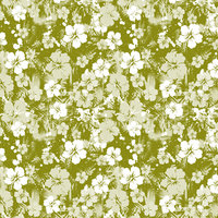 I09 Green Solid Hibiscus Splatter 8x8 Paper