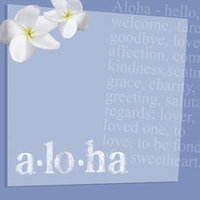 D11 Aloha By AR Fade Blue 8x8 Paper