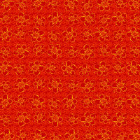 G16 Hibiscus Tapa Red 8x8 Paper