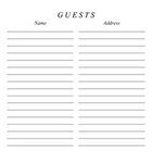 Classic 8x8 Guestbook Page