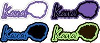 Kauai Word and Island Laser Cut Image